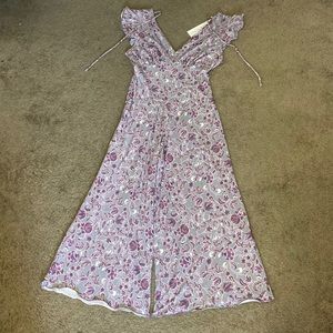 Piper and scoot purple jumpsuit/romper